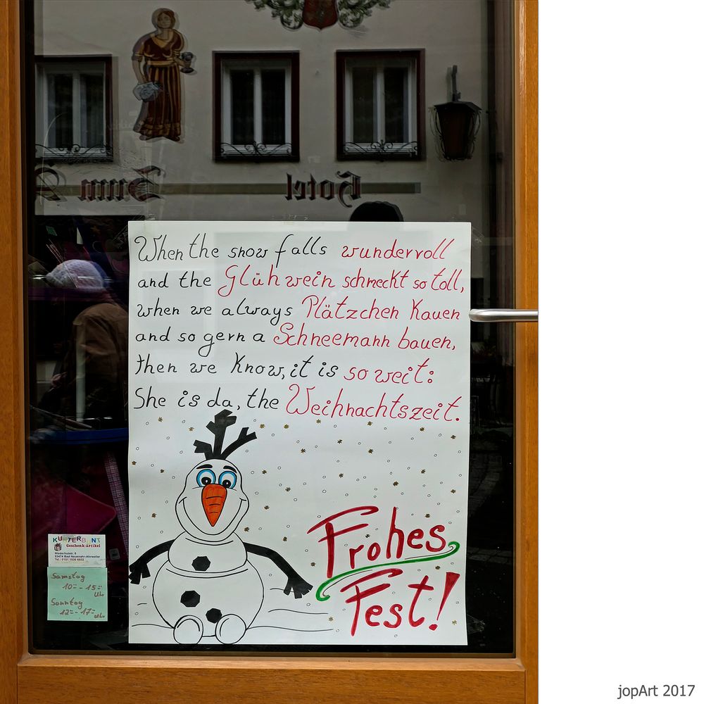 Weihnachtsmarktbetriebsamkeit...