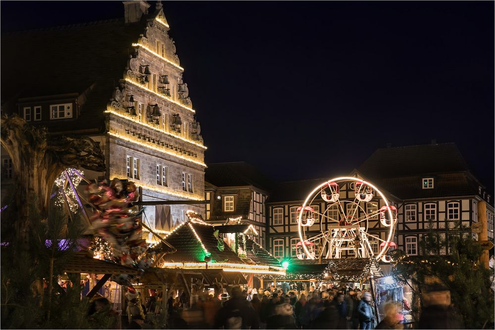 Weihnachtsmarktgetümmel