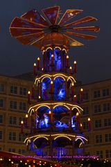 Weihnachtspyramide am Alexanderplatz