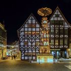 Weihnachtspyramide am Benediktplatz Erfurt