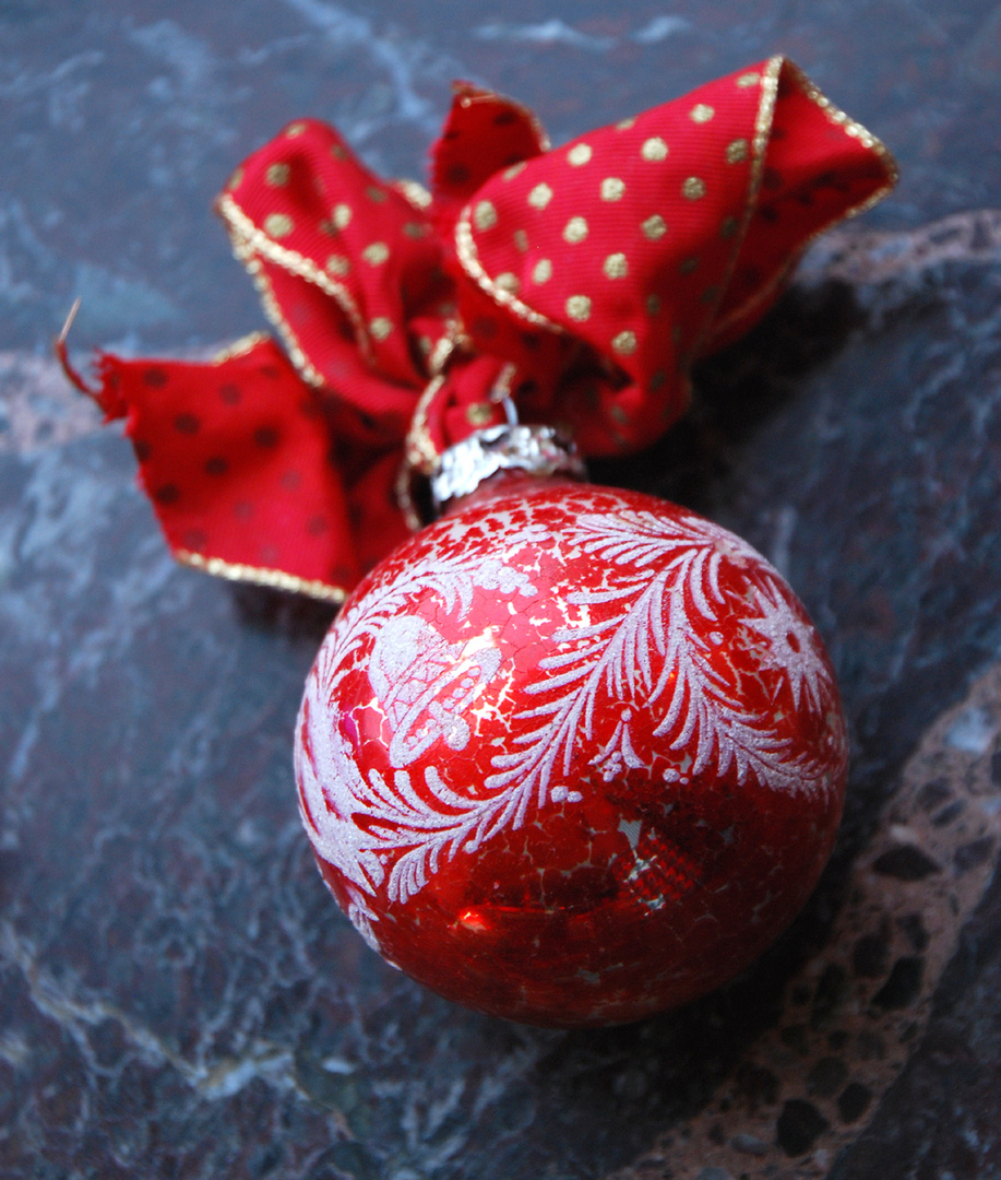 Weihnachtsschmuck- leicht unterkühlt