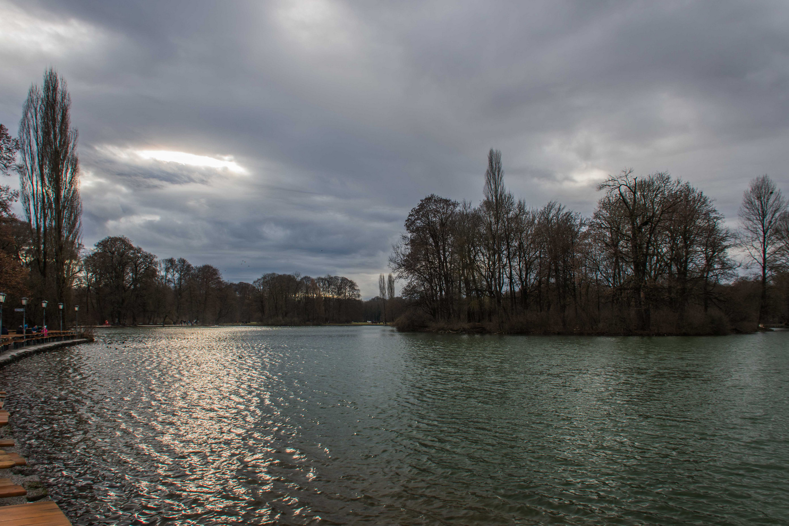 Weihnachtsspaziergang durch den Englischen Garten