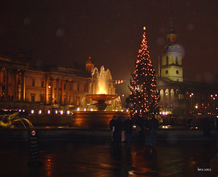 Weihnachtsstimmung am Trafalgar