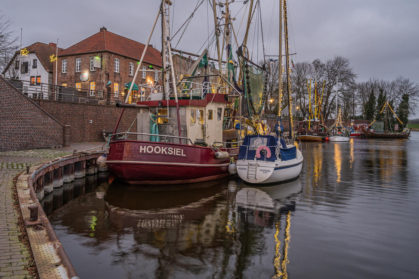 Weihnachtsstimmung an der Küste.