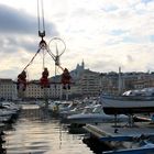 Weihnachtsstimmung im Hafen von Marseille