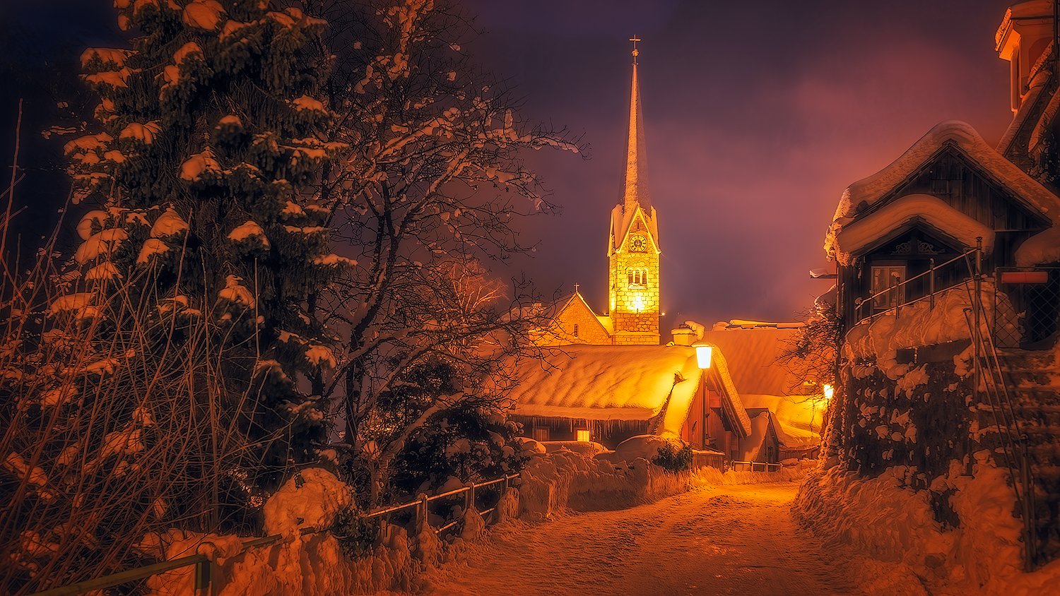 Weihnachtsstimmung in Hallstatt Foto & Bild europe, Österreich