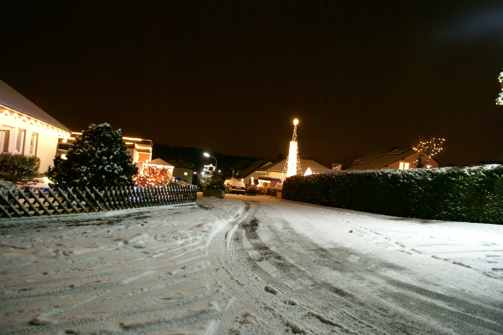 Weihnachtsstrasse in Aumenau