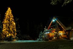 Weihnachtstimmung am Campingplatz 