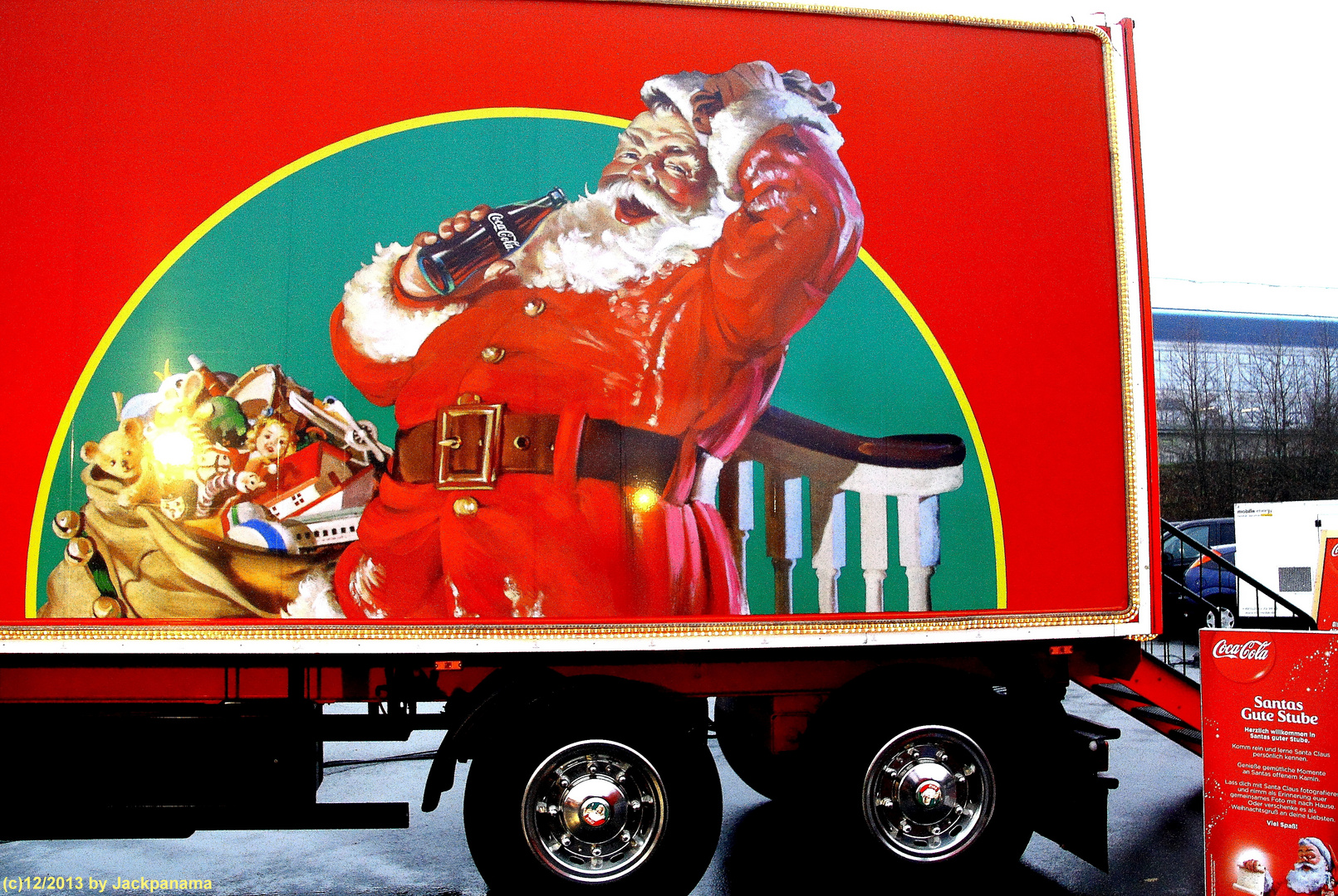 Weihnachtstruck von CocaCola macht Station (2) Foto & Bild autos