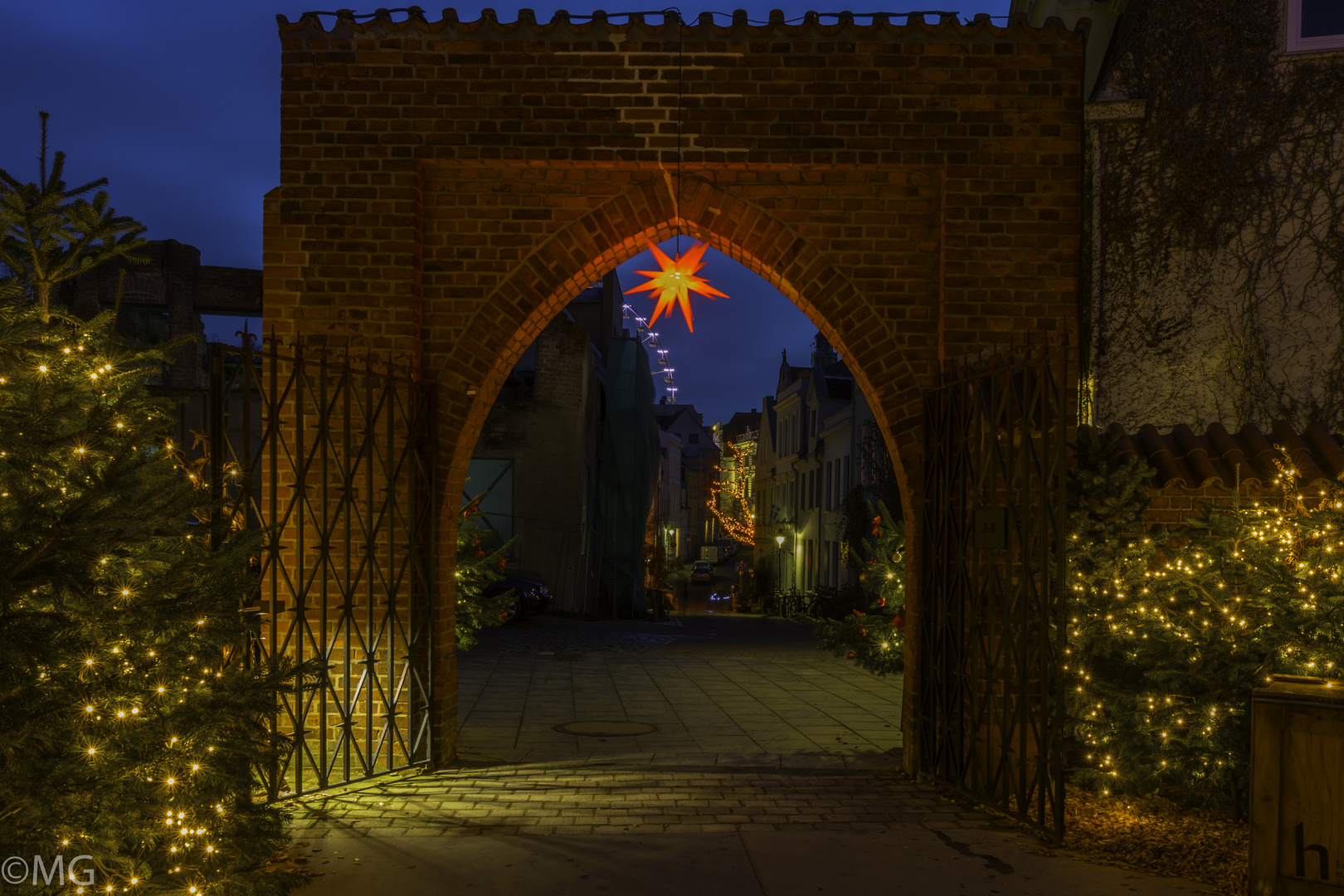 Weihnachtszeit am Koberg in Lübeck