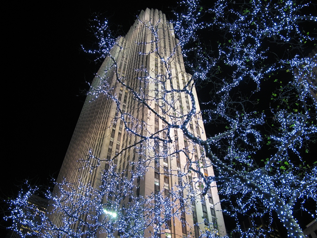 Weihnachtszeit im Rockefeller Center