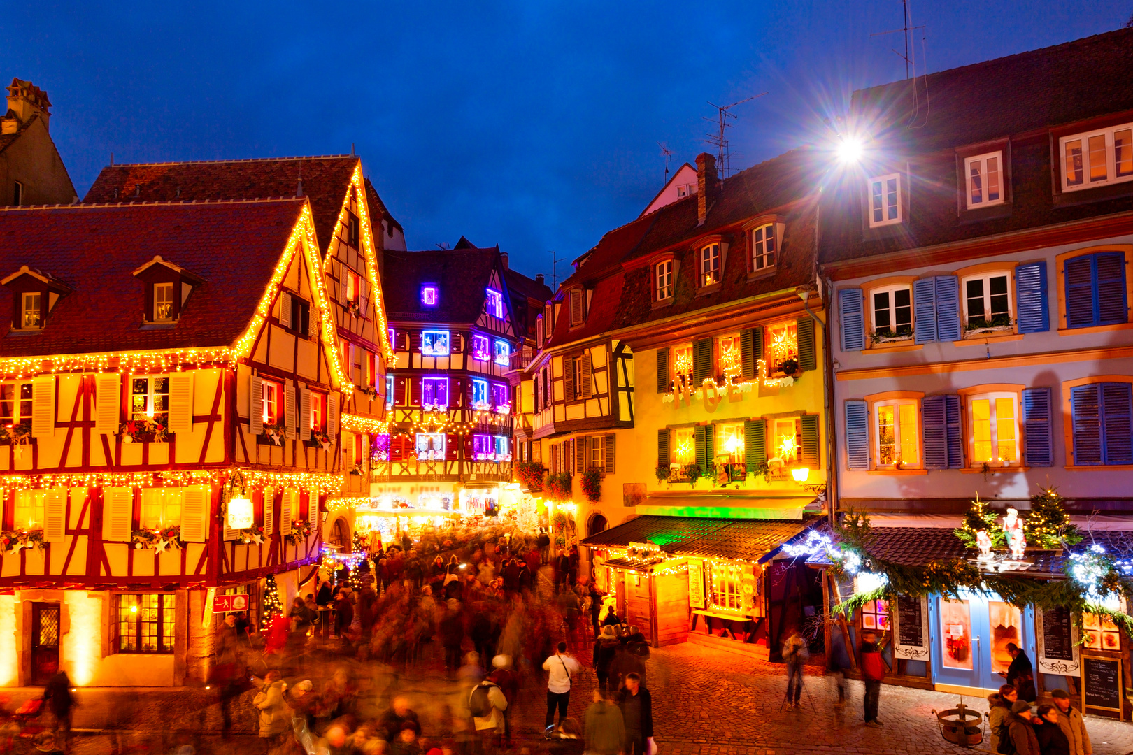 Weihnachtszeit in Colmar, Frankreich