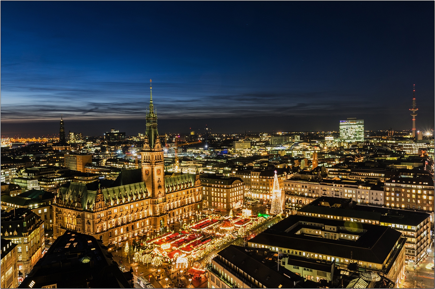 Weihnachtszeit in der Stadt