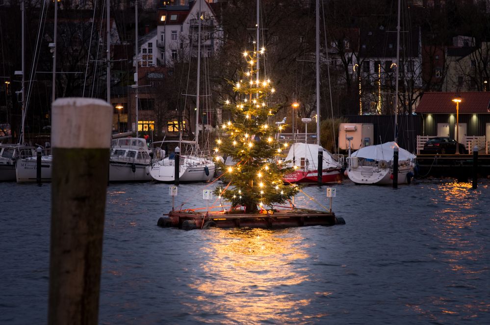 Weihnachtszeit in Flensburg (Querformat)