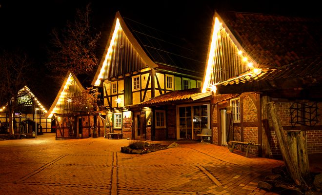 Weihnachtszeit und Lichterglanz