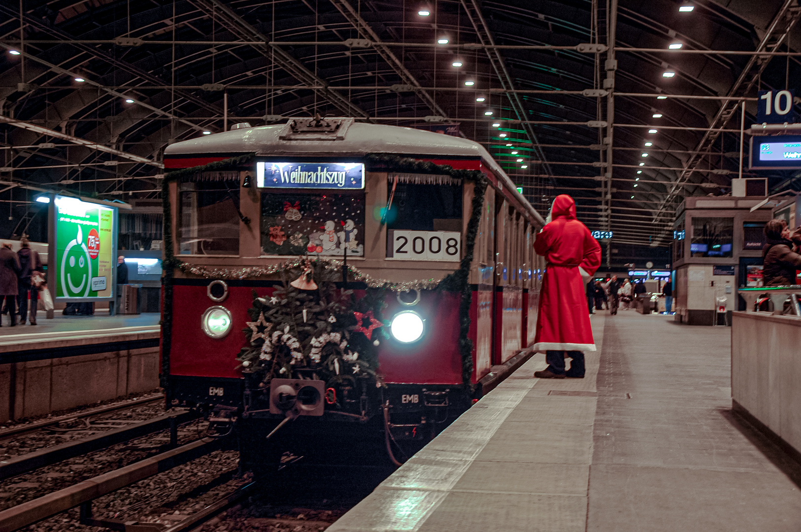 Weihnachtszug 2008 der Berliner S-Bahn