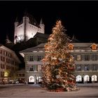 Weihnächtliche Stimmung auf dem Rathausplatz in Thun