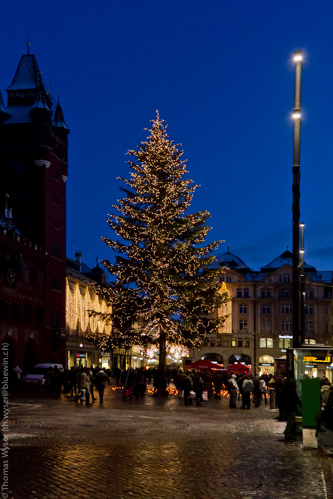 Weihnächtlicher Marktplatz