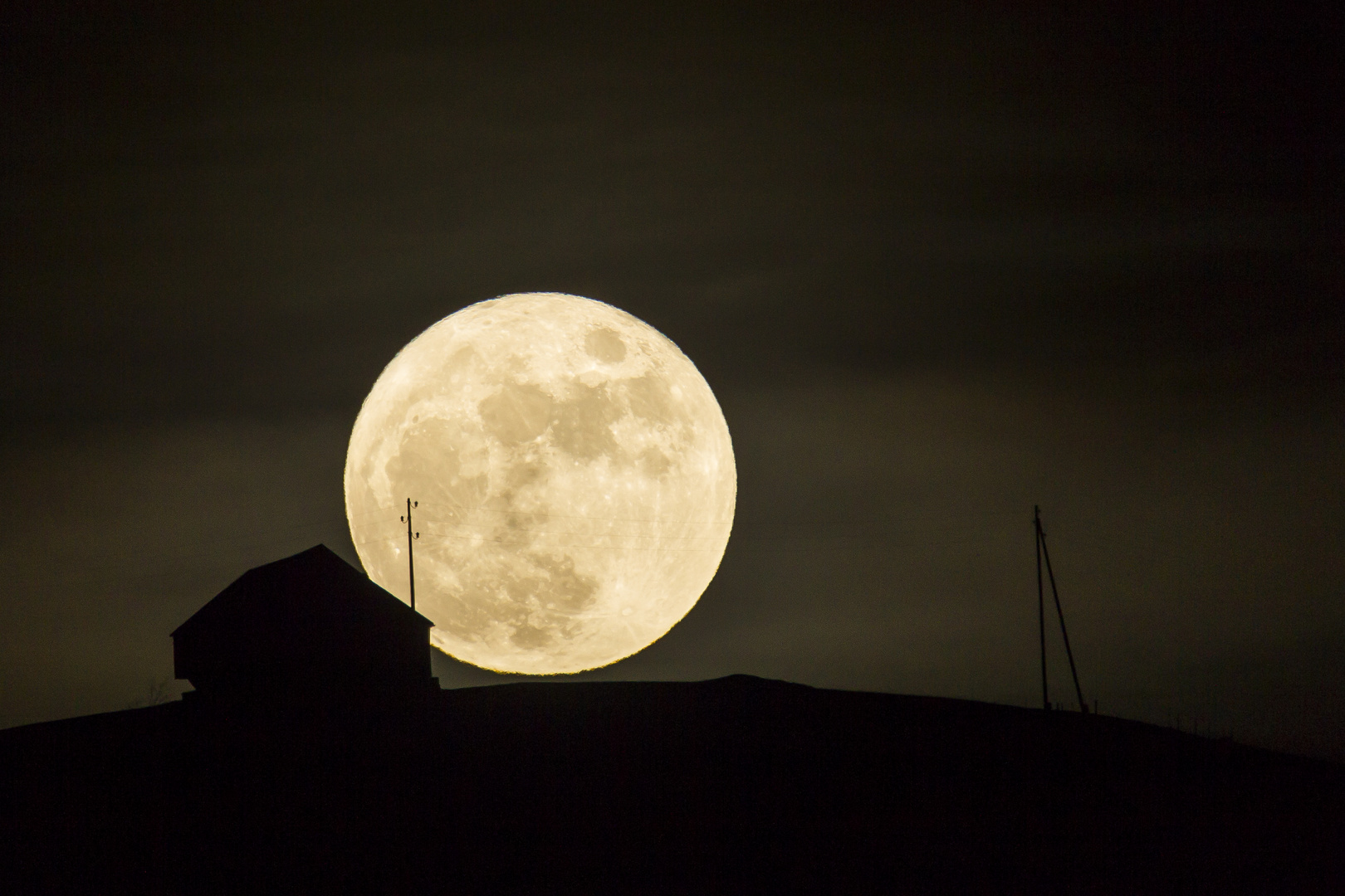 Weihnächtlicher Vollmond