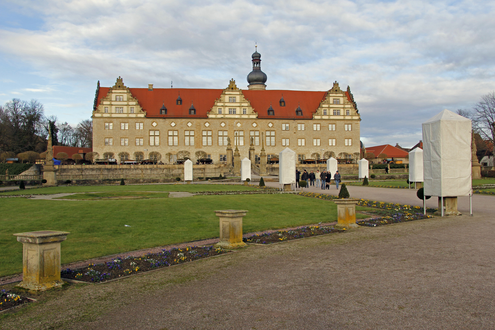 Weikersheim Weinachtsmarkt 2013 das Schloss selbst in seiner schönheit