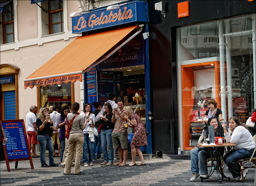 Weil mir jetzt grad nach Nizza, Schokocrèpes und 24° im Schatten ist