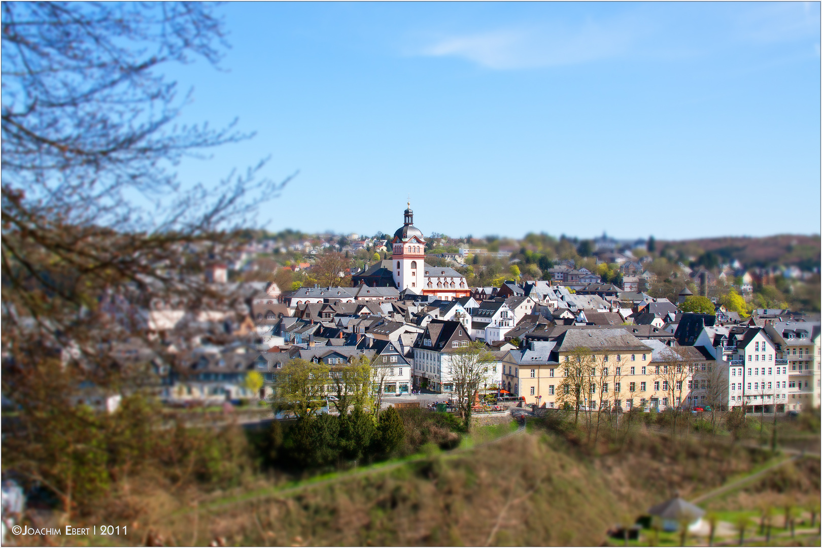 Weilburg an der Lahn, Blick auf die Altstadt