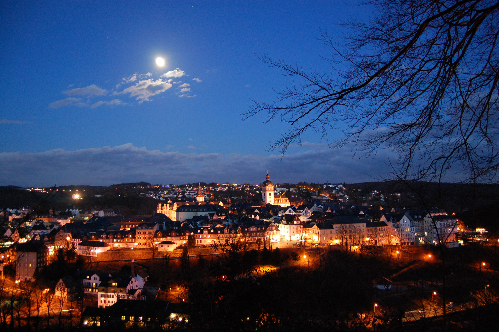 Weilburg bei Nacht