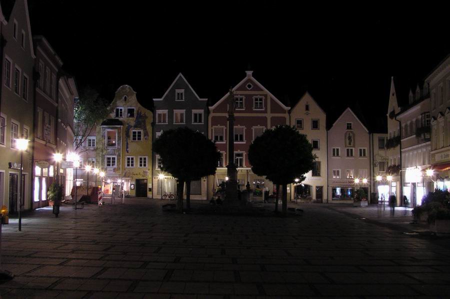 Weilheim der Marktplatz