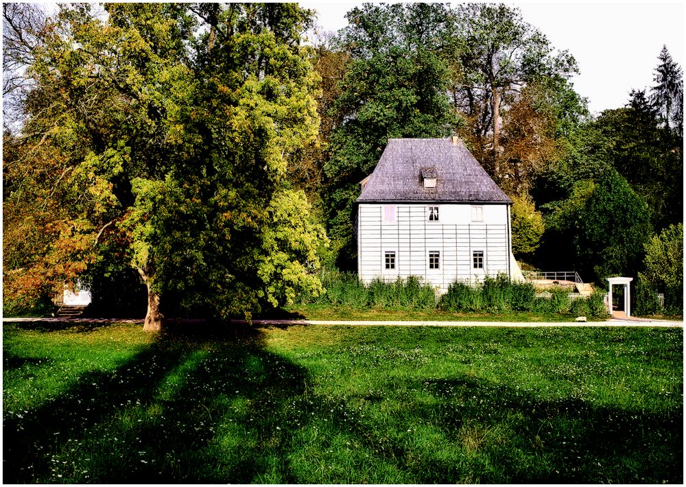 Weimar Gartenhaus von Goethe Foto & Bild park, baum