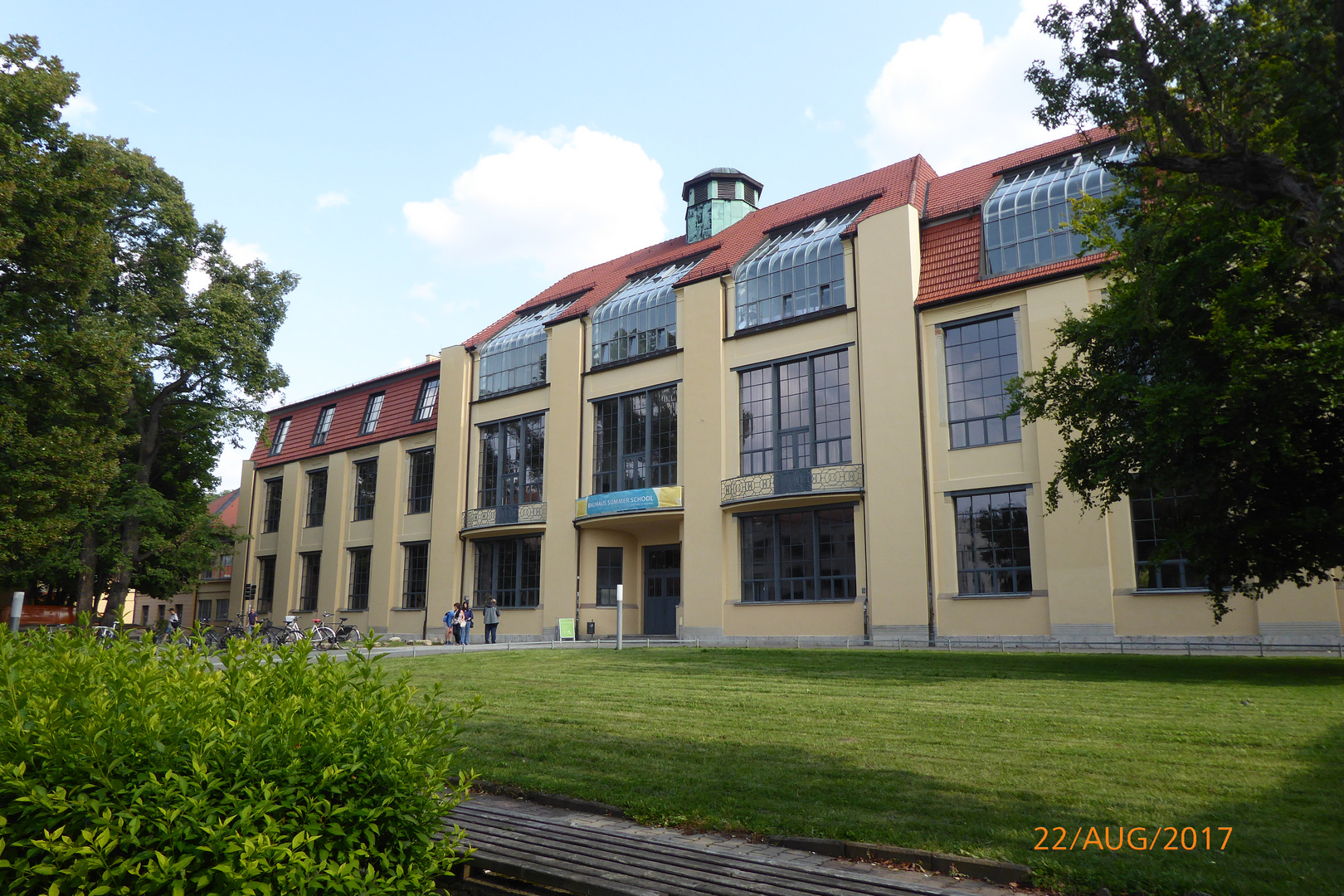 Weimar-Hauptgebäude der Bauhaus-Uni, nach dem Entwurf Henry van de Veldess