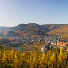 Weindorf Mayschoß im Herbst