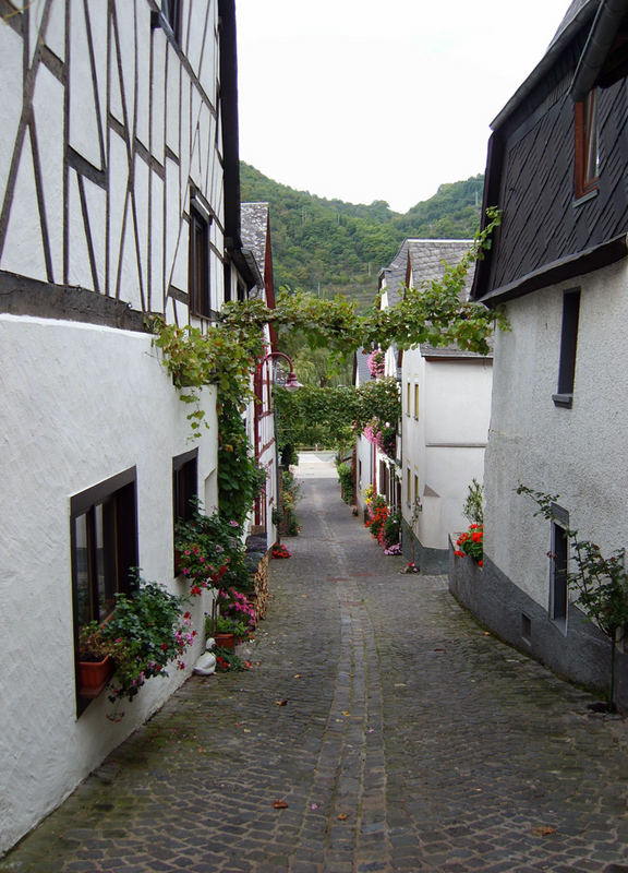 Weingasse in Burgen