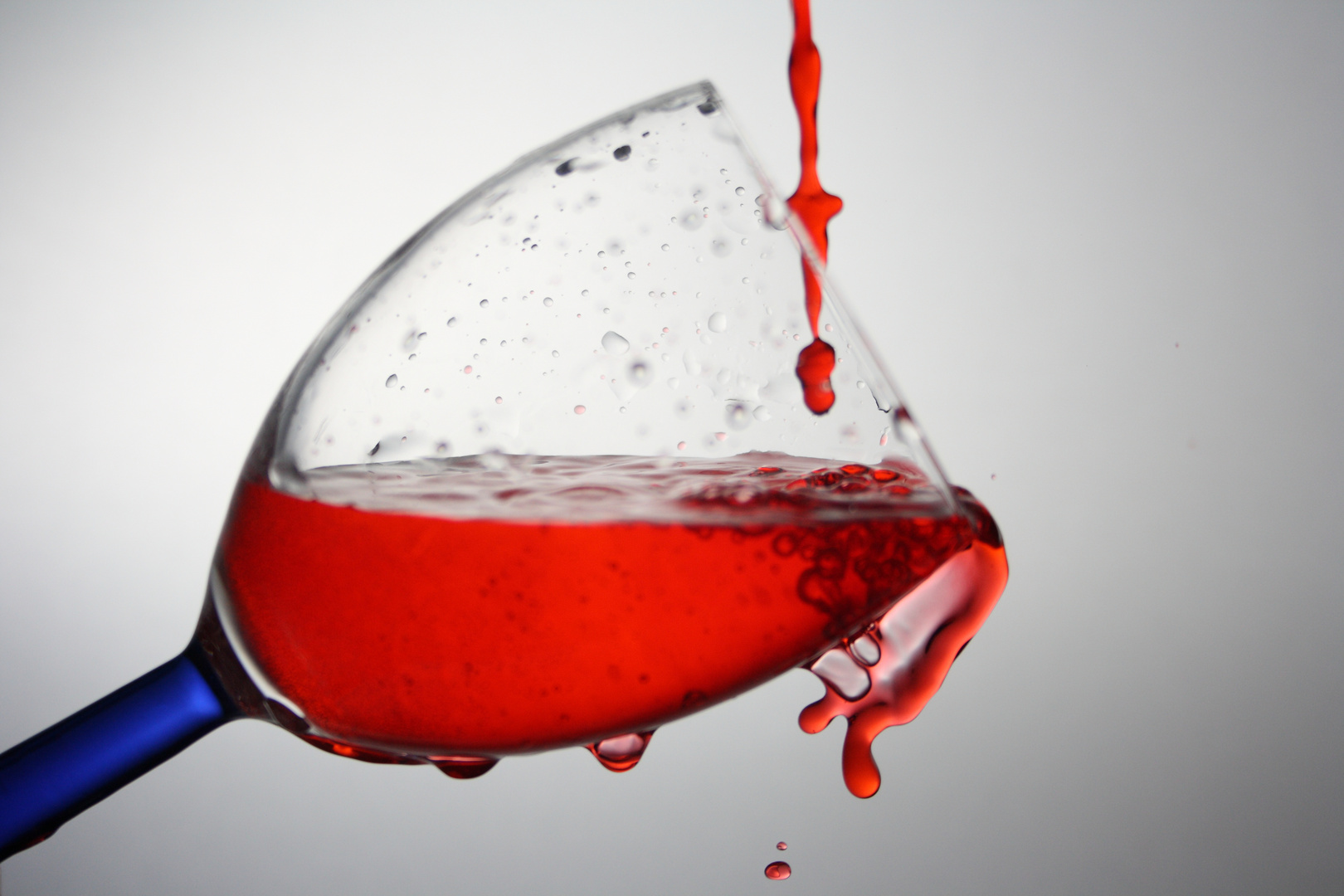 Weinglas rot