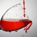 Weinglas rot