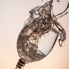 Weinglas-Splash