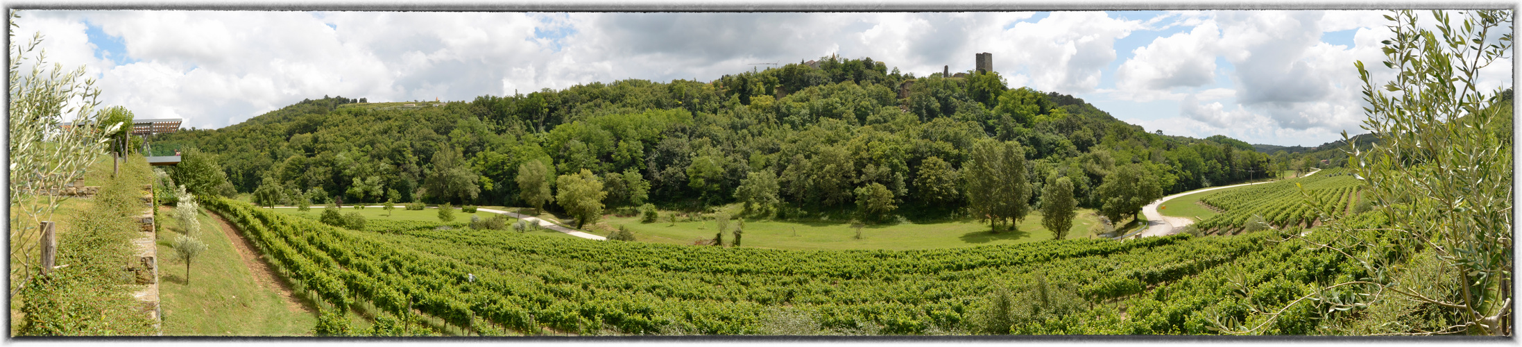 Weingut Kozlovic mit Momjan Burg