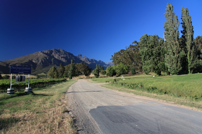 Weingut "Twee Jonge Gesellen" in Tulbagh