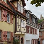 Weinheim Altstadt: Häuserfront