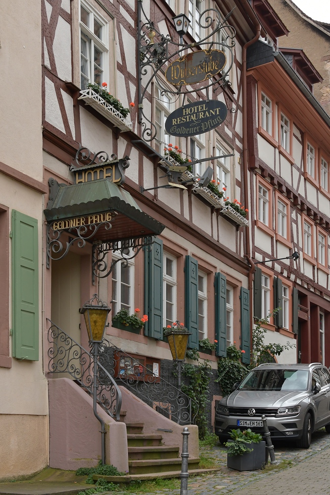 Weinheim Altstadt: Hotel Goldener Pflug 01