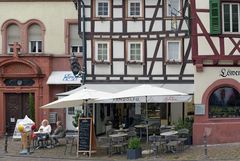 Weinheim Altstadt: Ulner Kapelle, Eiscafé Pandolfo und der Bioladen