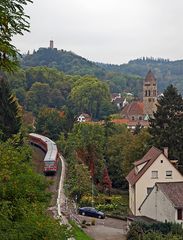 Weinheim, Burgblick.