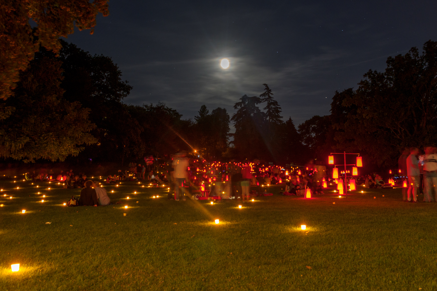 Weinheimer Schlosspark 1000 Lichter