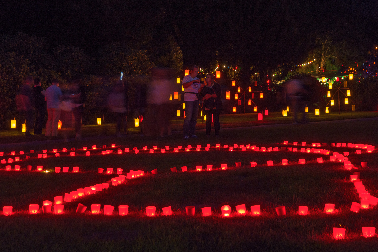 Weinheimer Schlosspark 1000 Lichter