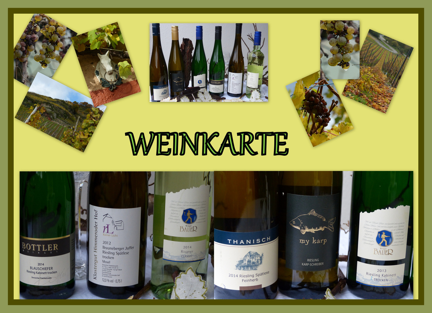 Weinkarte