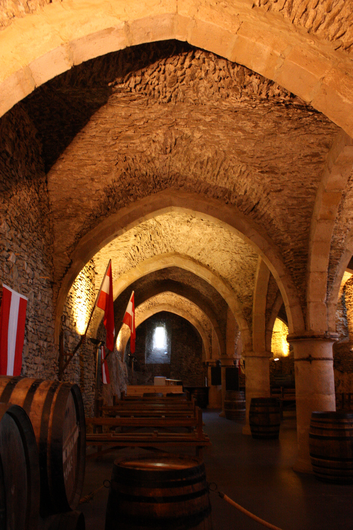 Weinkeller der Burg Vianden