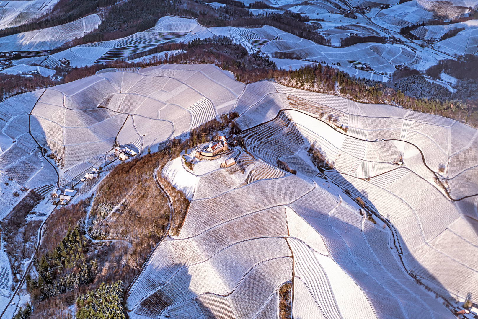 Weinland Ortenau im Schnee