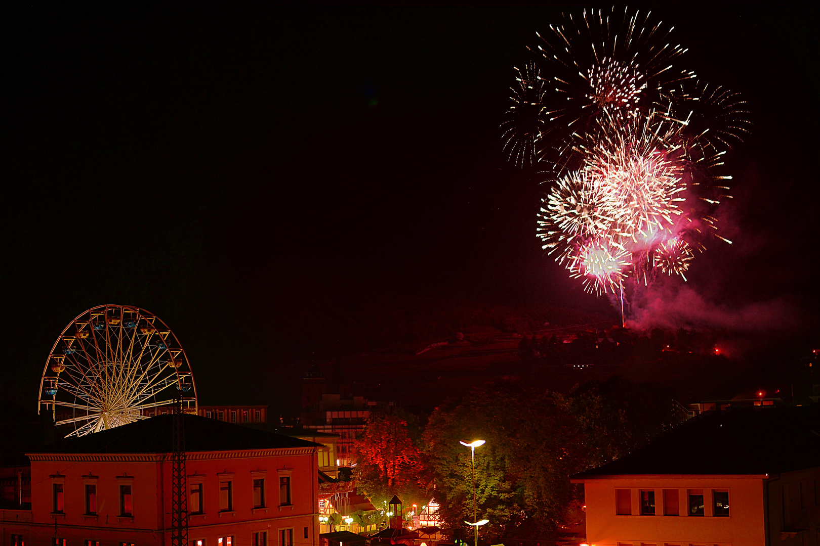 Weinlesefest Abschlussfeuerwerk