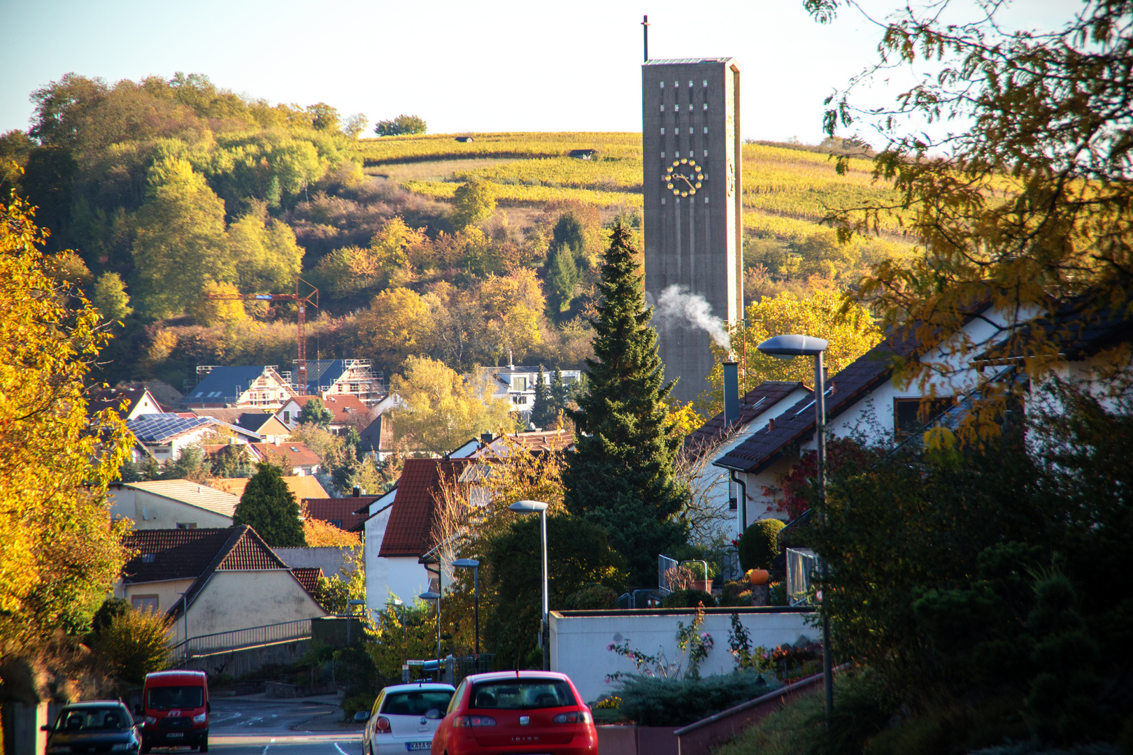 Weinort Zeutern im November