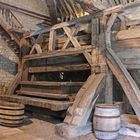 Weinpresse im Le Château du Clos de Vougeot