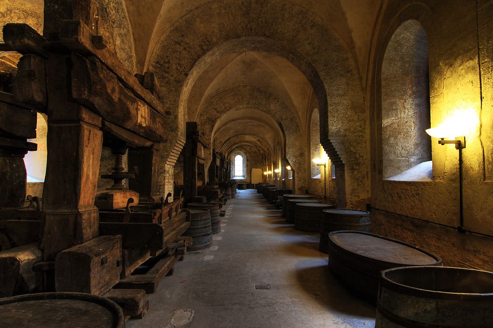 Weinpressen im Kloster Eberbach II